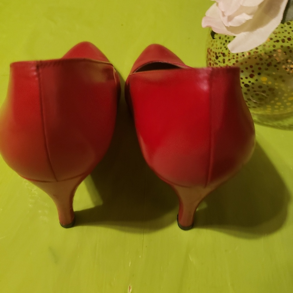 Red Caressa heels